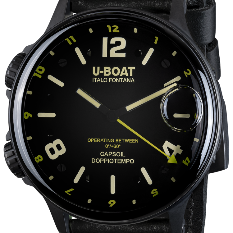 U-Boat Watch Capsoil Doppiotempo 55 Green Rehaut DLC