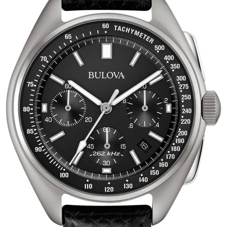 Bulova Watch Lunar Pilot Chronograph - Black