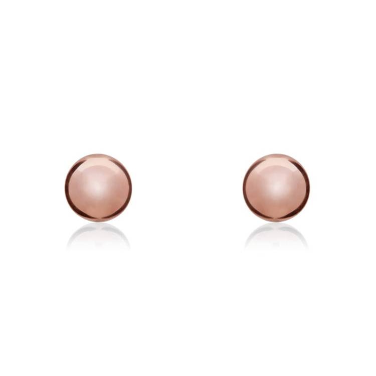 9ct Rose Gold 4mm Ball Stud Earrings