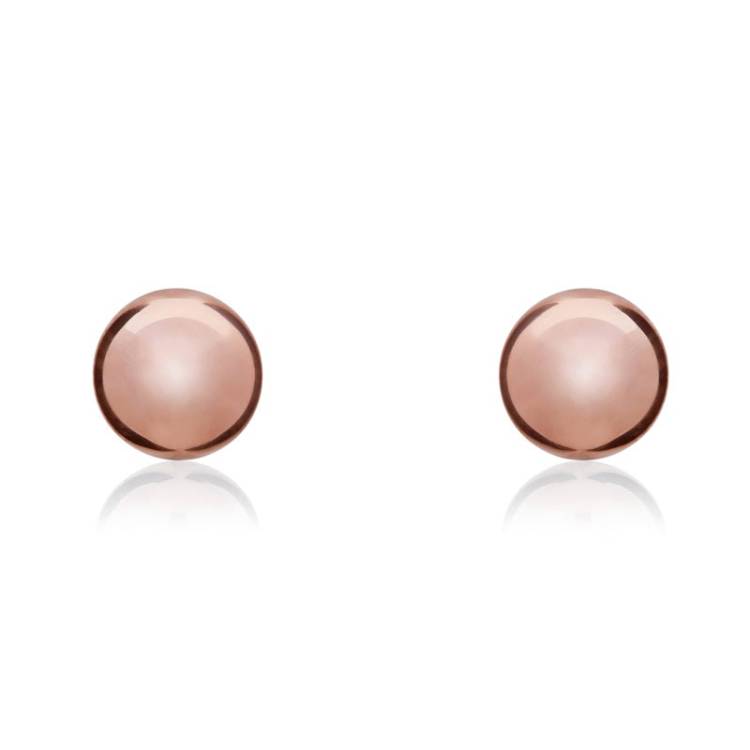 9ct Rose Gold 9mm Ball Stud Earrings