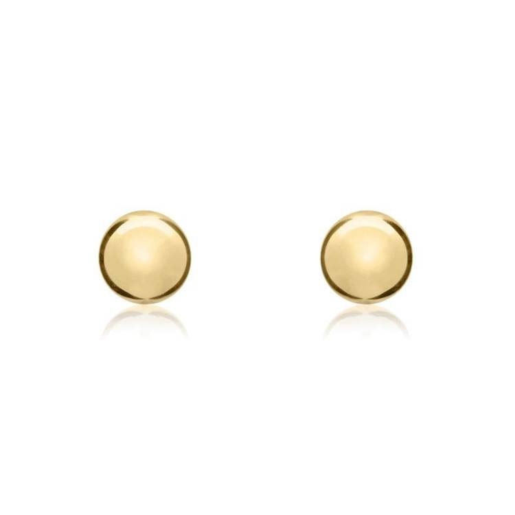 9ct Yellow Gold 7mm Ball Stud Earrings