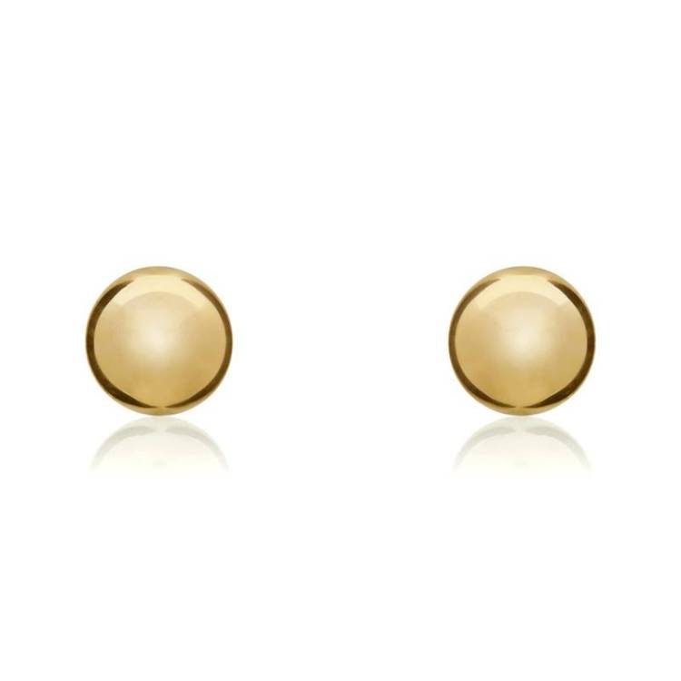 9ct Yellow Gold 8mm Ball Stud Earrings