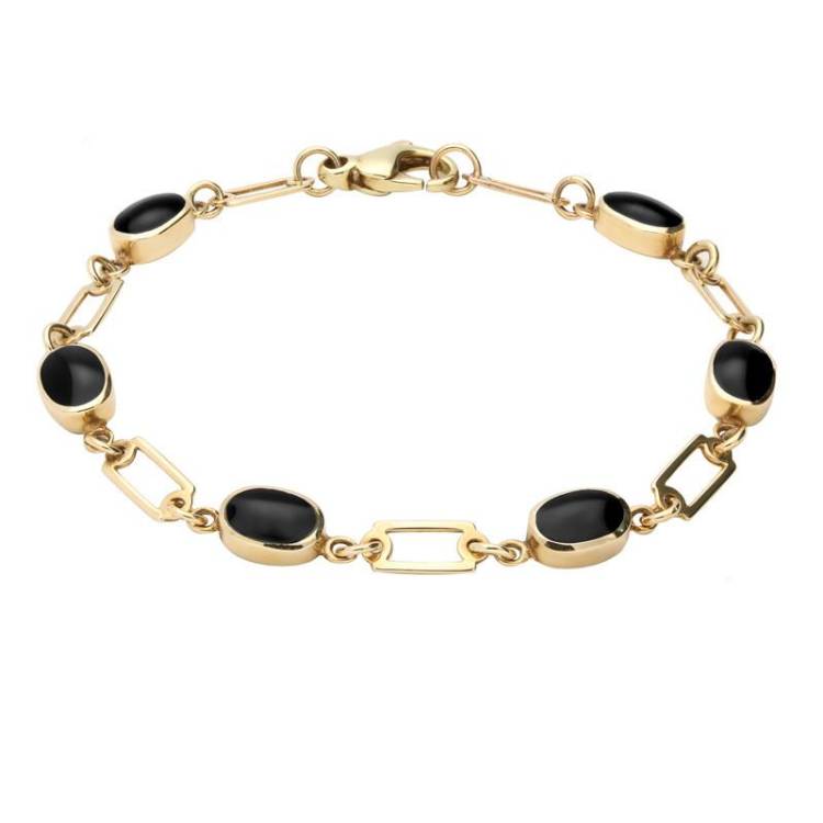 SIX STONE 8 x 6MM OVAL BRACELET
