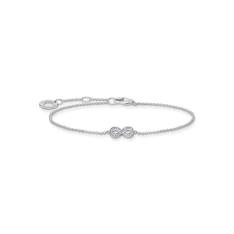 Thomas Sabo Charm Club Sterling Silver Infinity Bracelet - Silver