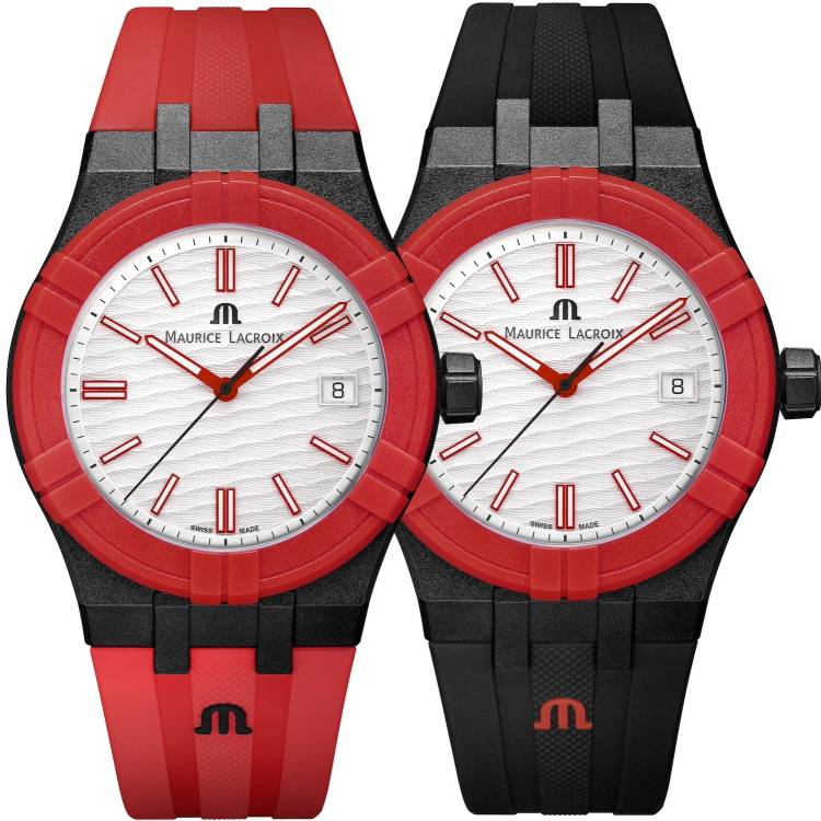 Maurice Lacroix Watch Aikon Tide Black Red White