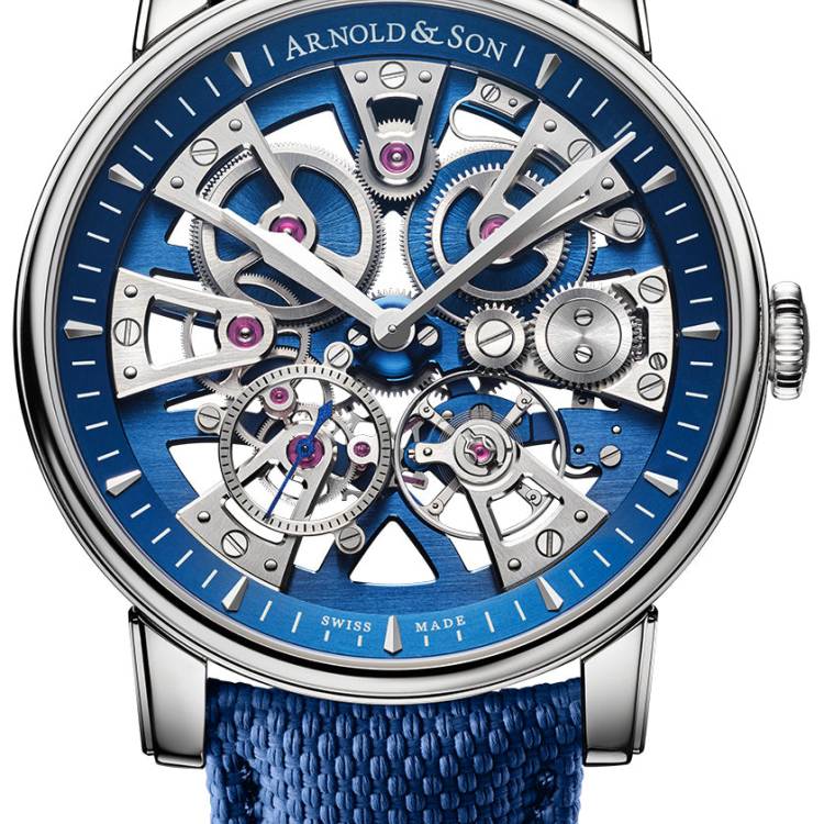Arnold & Son Watch Nebula 41.5 Steel Rubber