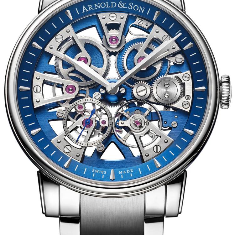 Arnold & Son Watch Nebula 41.5 Steel Bracelet