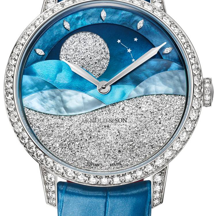 Arnold & Son Watch Perpetual Moon 38 Mintnight Limited Edition