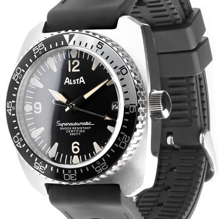 Alsta Watch Superautomatic Orca Strap Limited Edition - Black