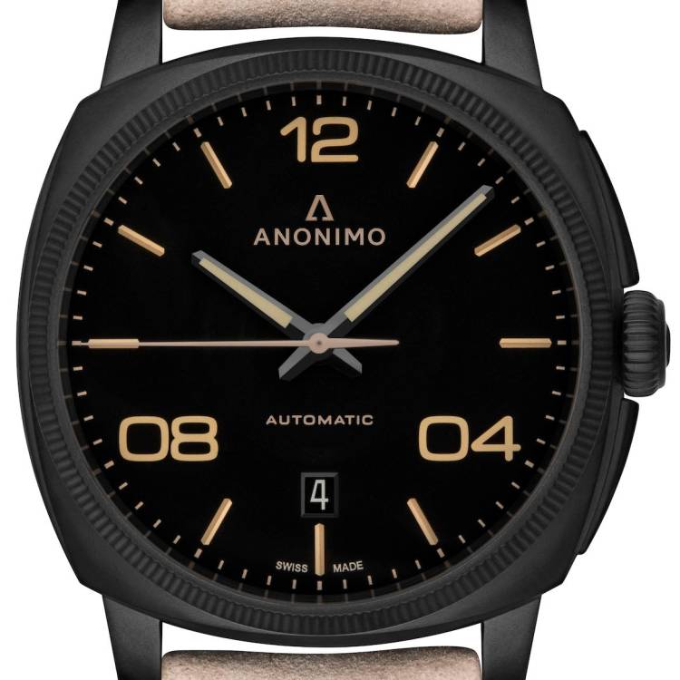 Anonimo Watch Epurato Safari Full Black - Black