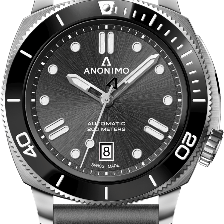 Anonimo Watch Nautilo Classic Mens - Noir