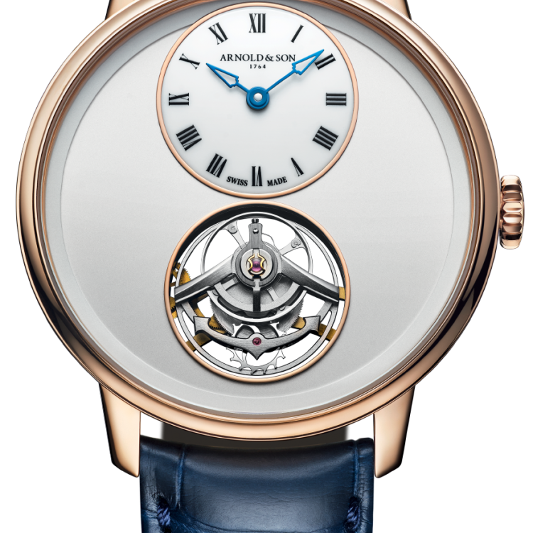 Arnold & Son Watch Ultrathin Tourbillon Gold Silver Opaline Limited Edition