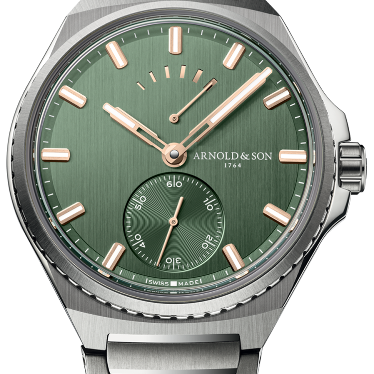 Arnold & Son Watch Longitude Titanium Fern Green