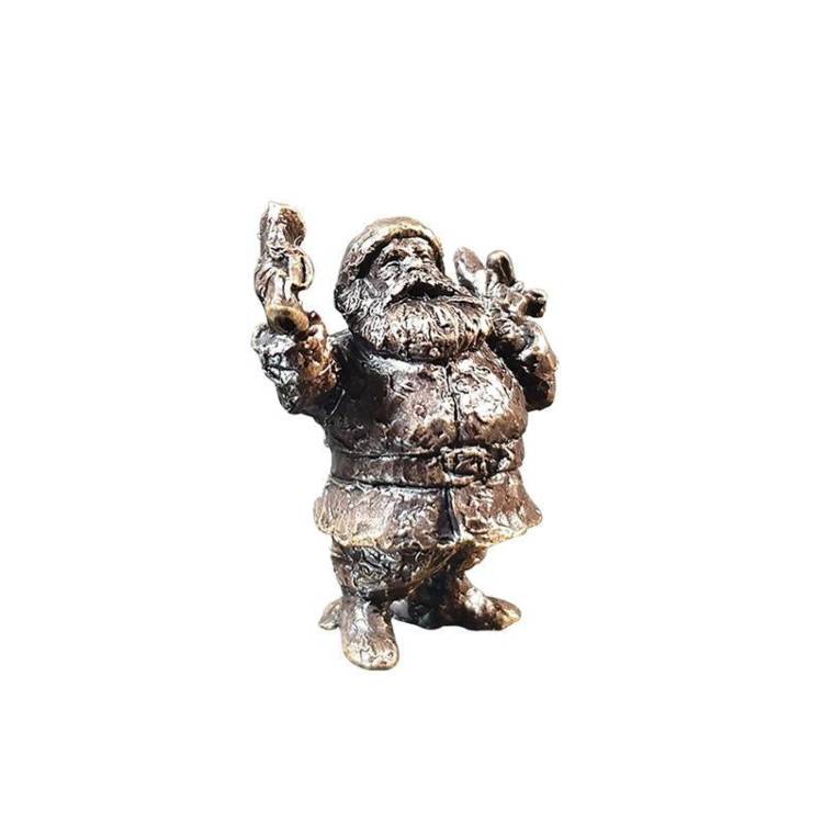 Art In Bronze Father Christmas Figurine