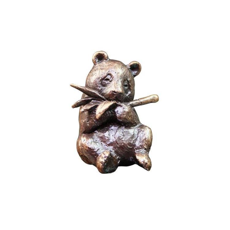 Art In Bronze Panda Figurine