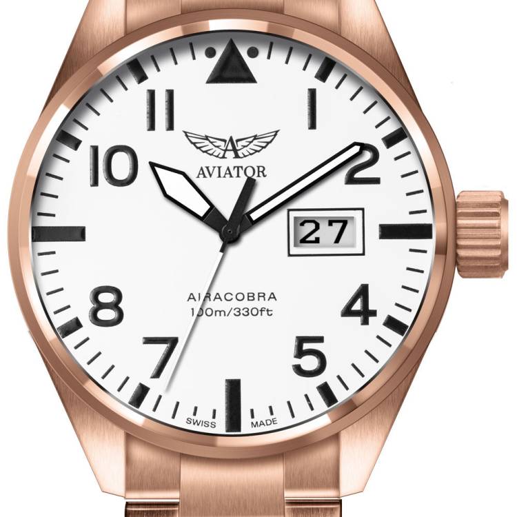 Aviator Watch Airacobra Mens