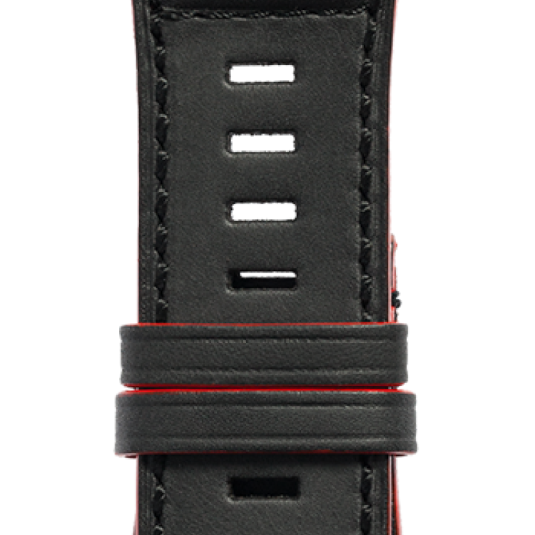 Bell & Ross Strap BR 01/03 BR-X1 Quilted Calfskin Black Medium - Black