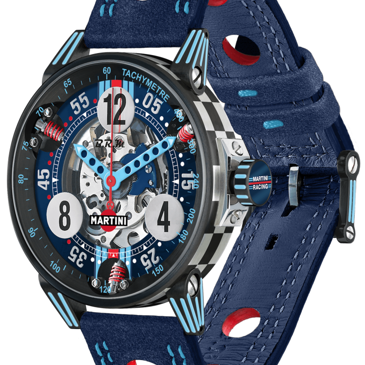B.R.M. Watch V6-44 Martini Racing Skeleton Limited Edition