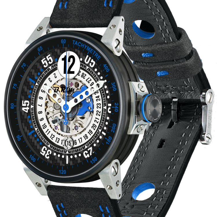 B.R.M. Watch V6-44 Touring Medium Blue