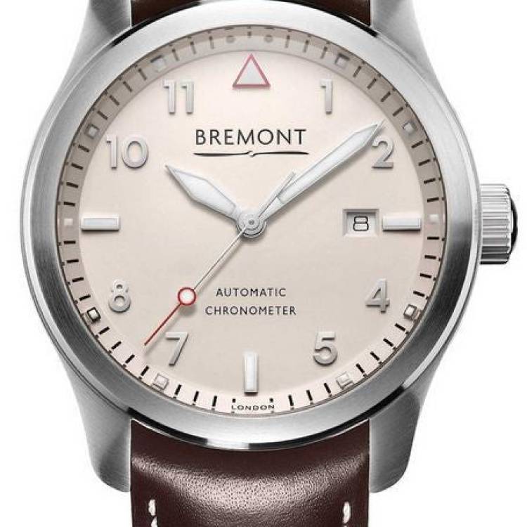 Bremont Watch Solo 43 White Si - Silver