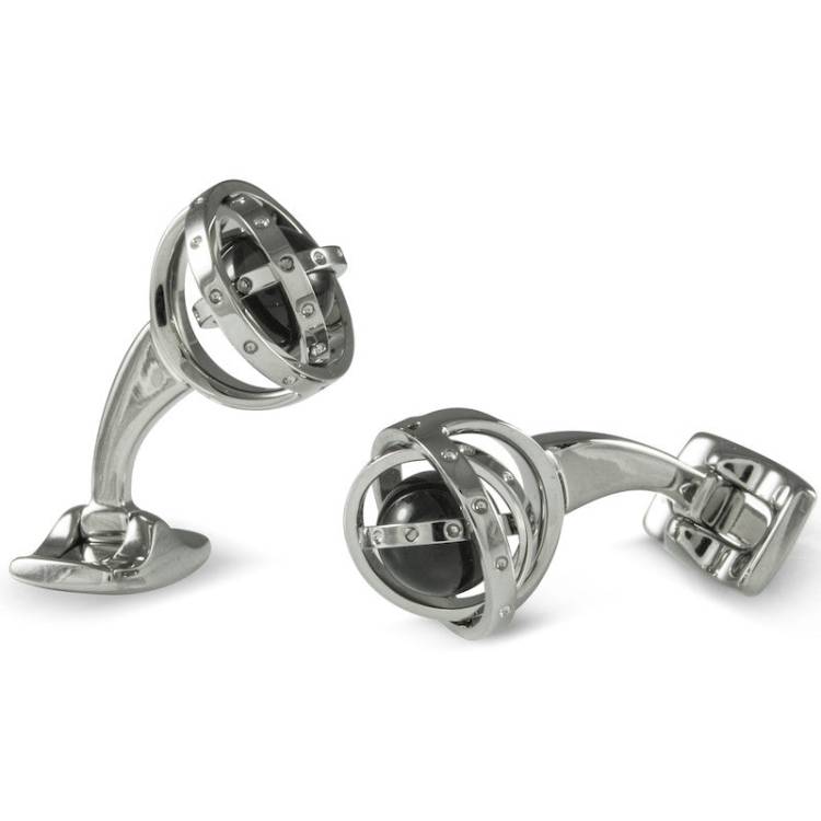 Deakin & Francis Cufflinks Gimbal - Silver