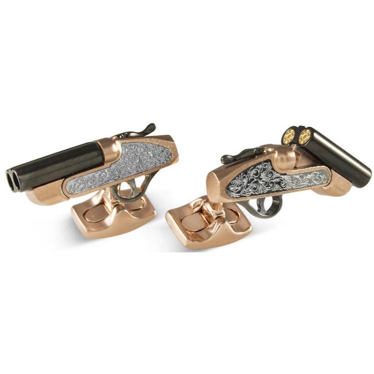 Deakin & Francis Cufflinks Shotgun - Gold