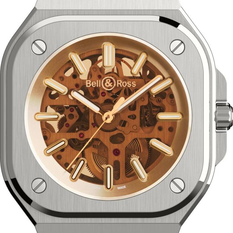 Bell & Ross Watch BR 05 Skeleton Golden Limited Edition