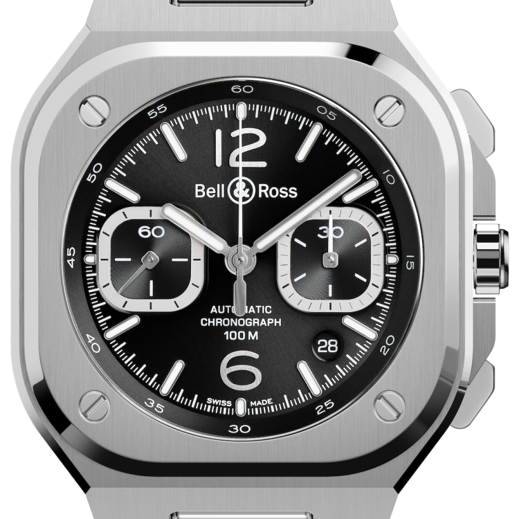 Bell & Ross Watch BR 05 Chrono Black Steel