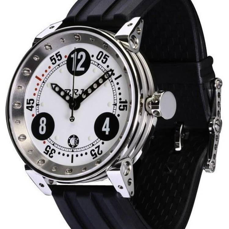 B.R.M. Watch V6-44 Black Hands - White