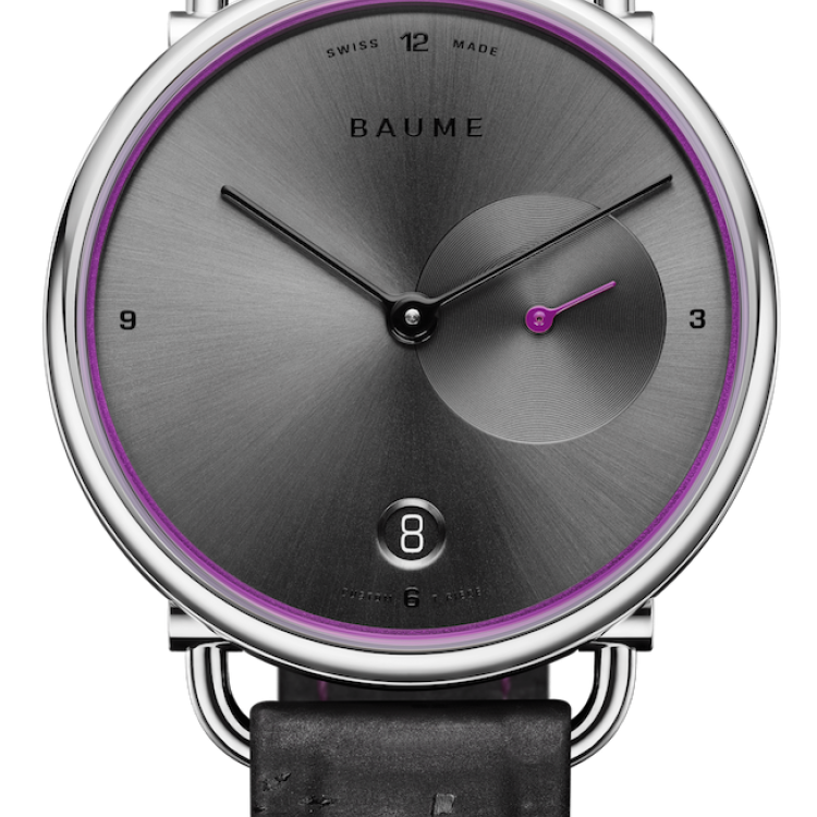 Baume Watch Quartz Date Display - Black