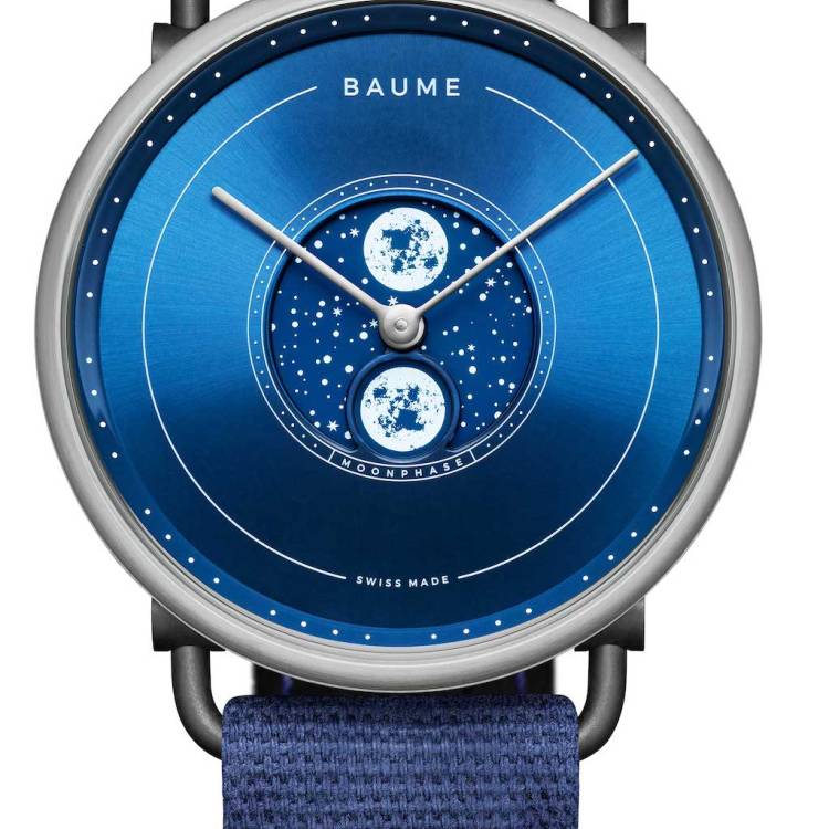 Baume Watch Quartz Moon Phase