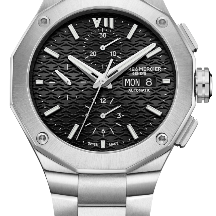 Baume et Mercier Watch Riviera Chronograph Mens - Black