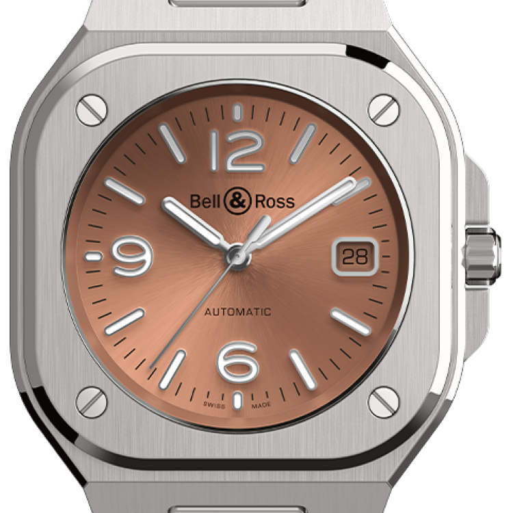 Bell & Ross Watch BR 05 Auto Copper Brown Rubber