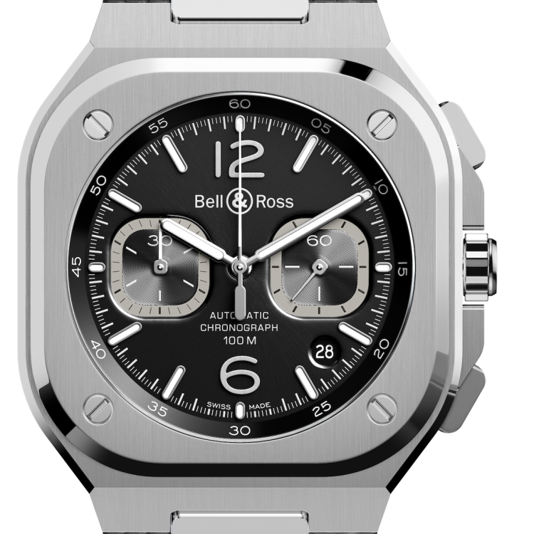 Bell & Ross Watch BR 05 Chrono Black Steel D
