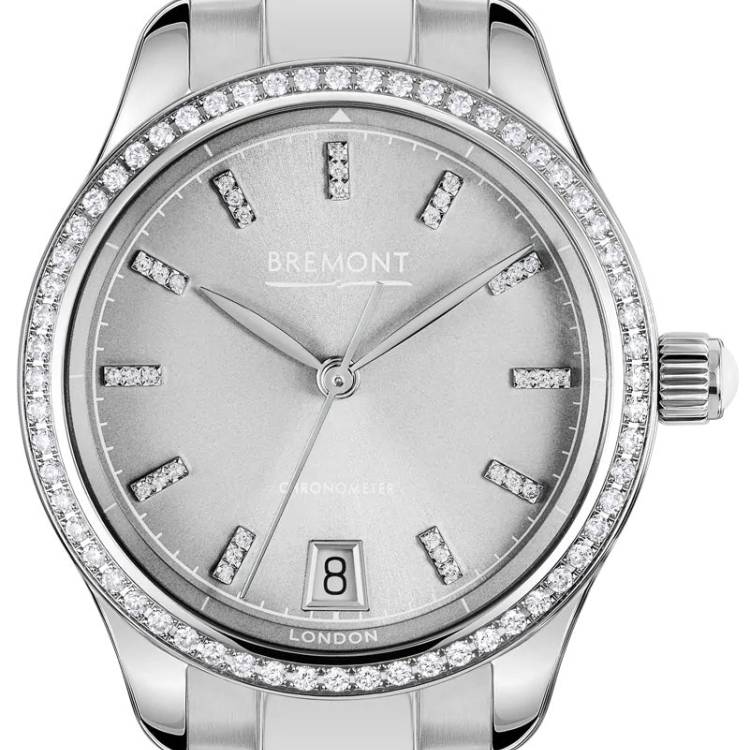 Bremont Watch Lady K Frost Bracelet - Grey