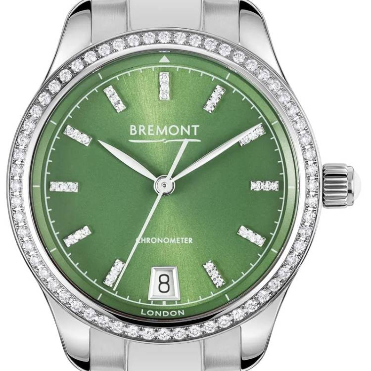 Bremont Watch Lady K Jade Bracelet - Green