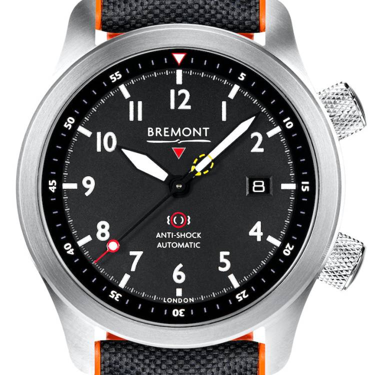 Bremont Watch MBII Black Orange Barrel - Black