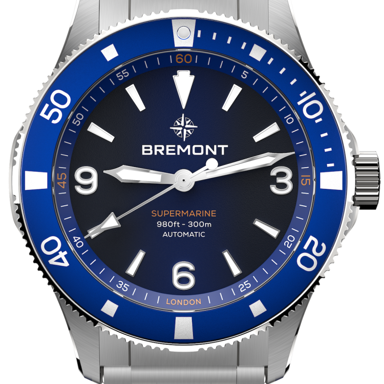 Bremont Watch Supermarine 300M Blue Bracelet