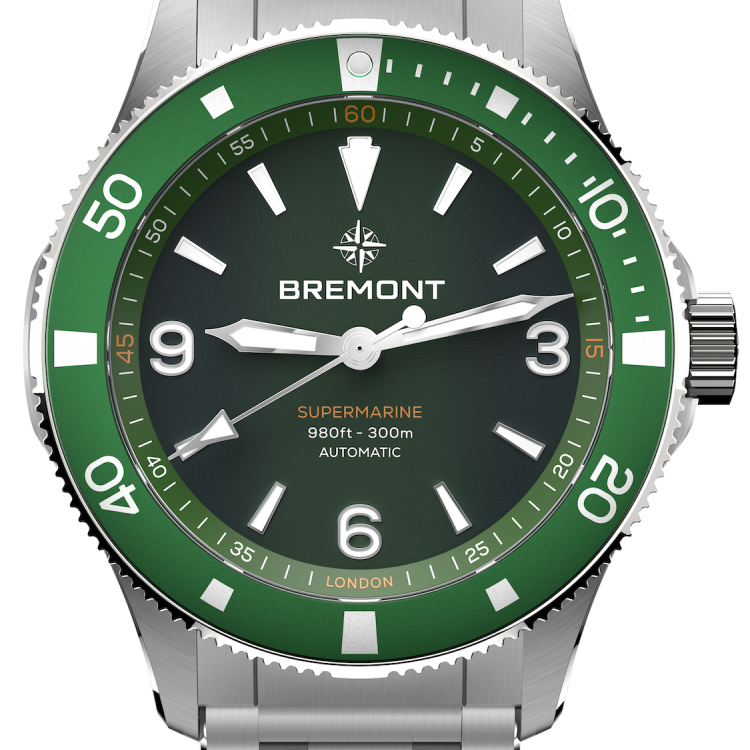 Bremont Watch Supermarine 300M Green Bracelet