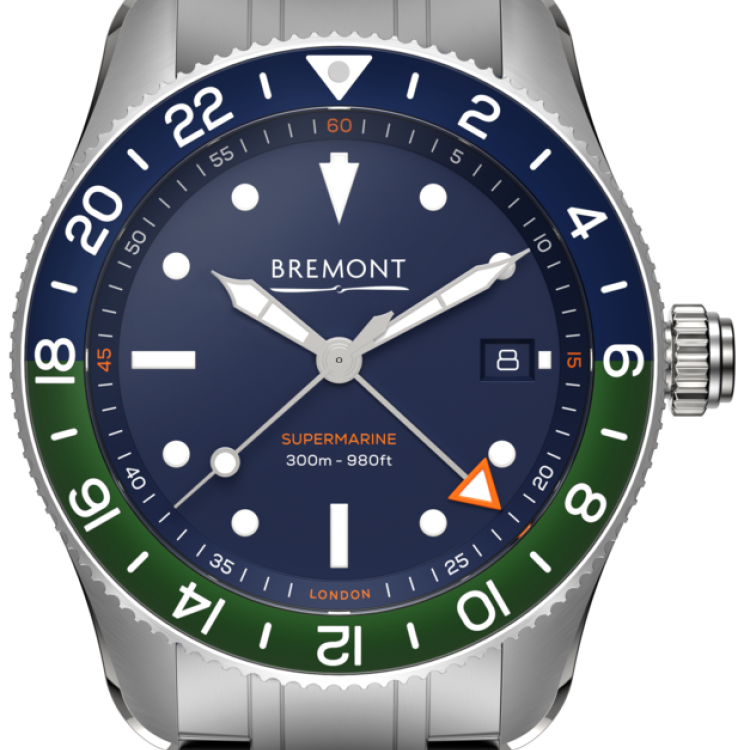 Bremont Watch Supermarine S302 GMT Blue Bracelet