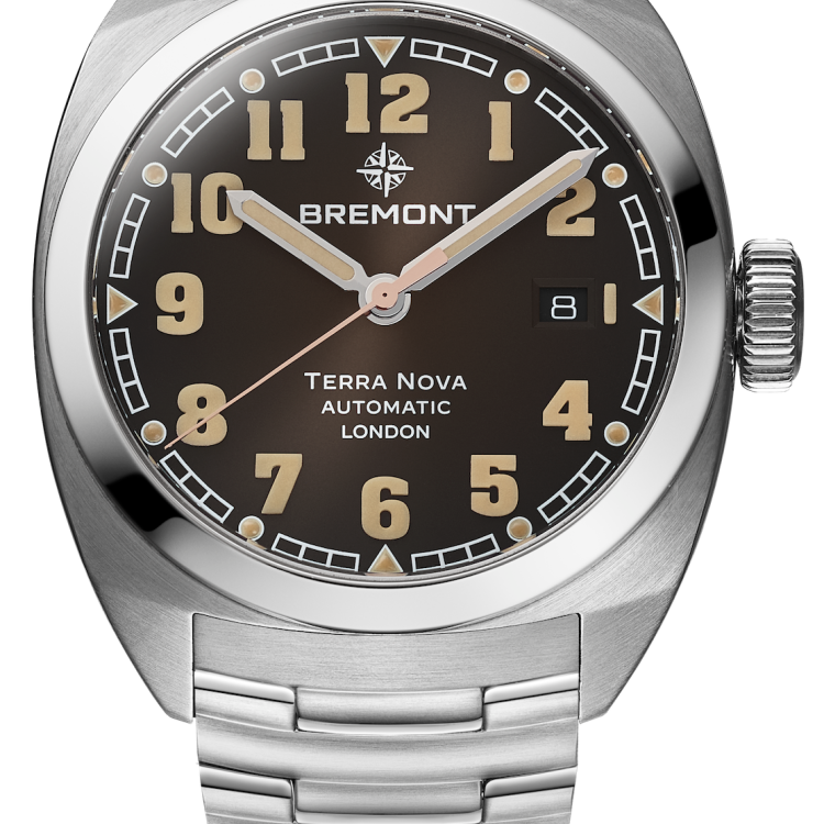 Bremont Watch Terra Nova 40.5 Date Black Bracelet
