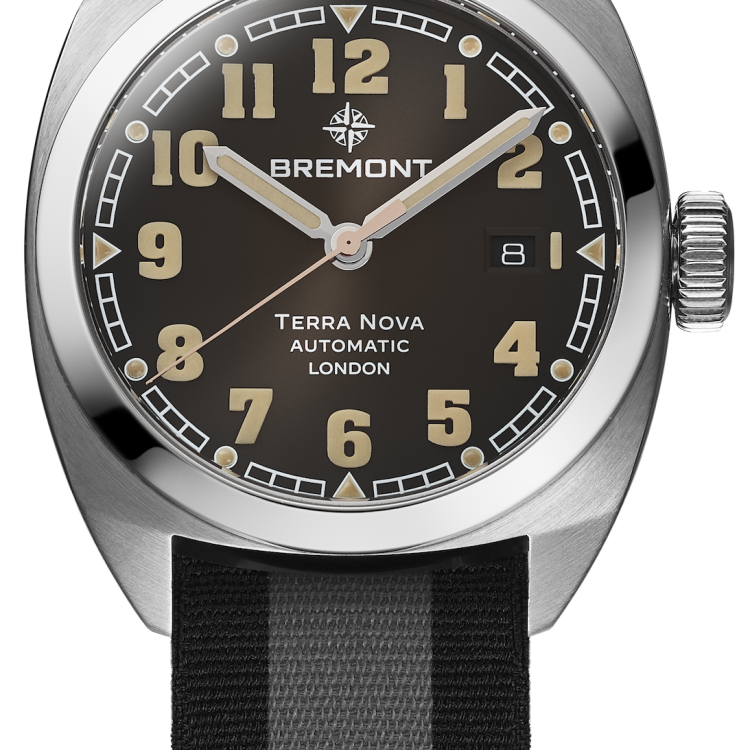 Bremont Watch Terra Nova 40.5 Date Black Nato