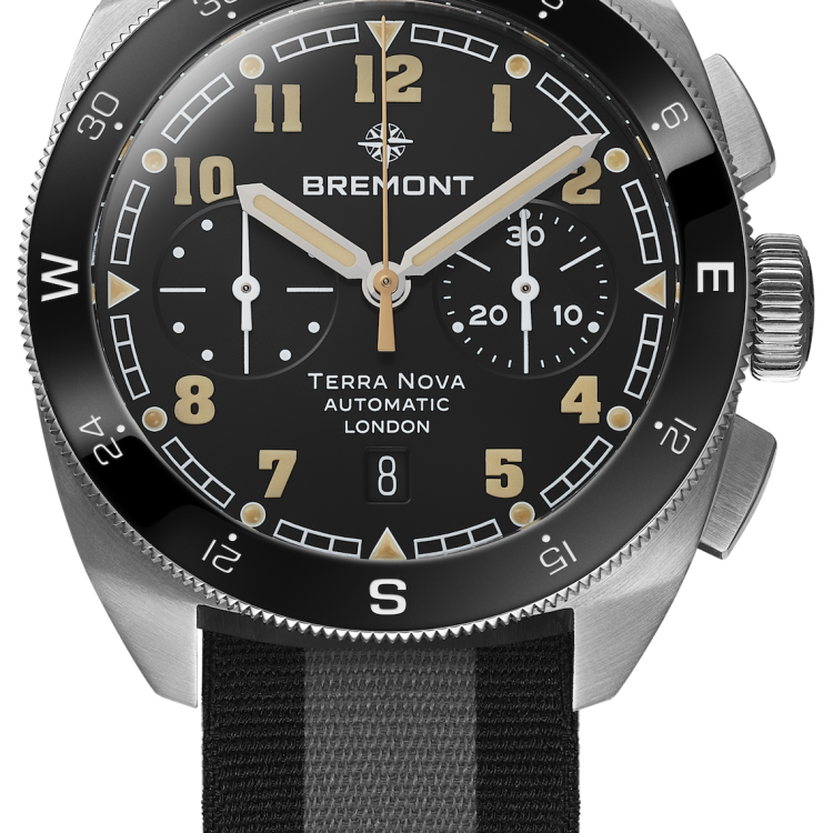 Bremont Watch Terra Nova 42.5 Steel Chronograph Nato