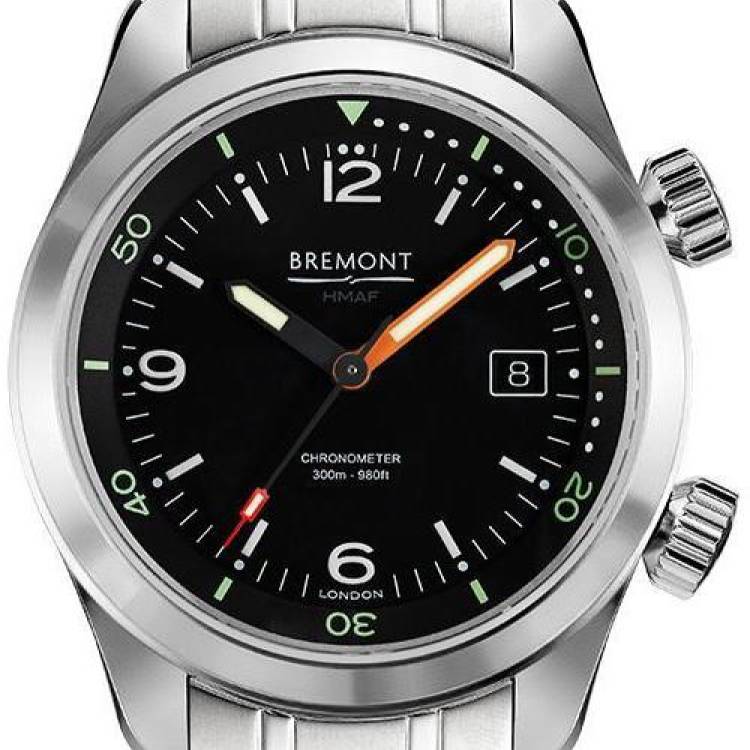 Bremont Watch Armed Forces Argonaut Bracelet - Black