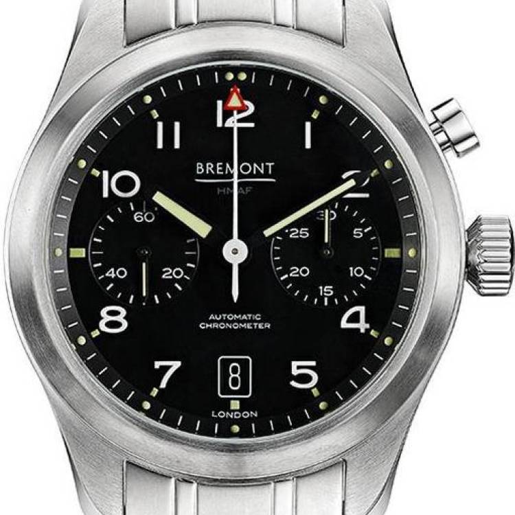 Bremont Watch Armed Forces Arrow Bracelet - Black