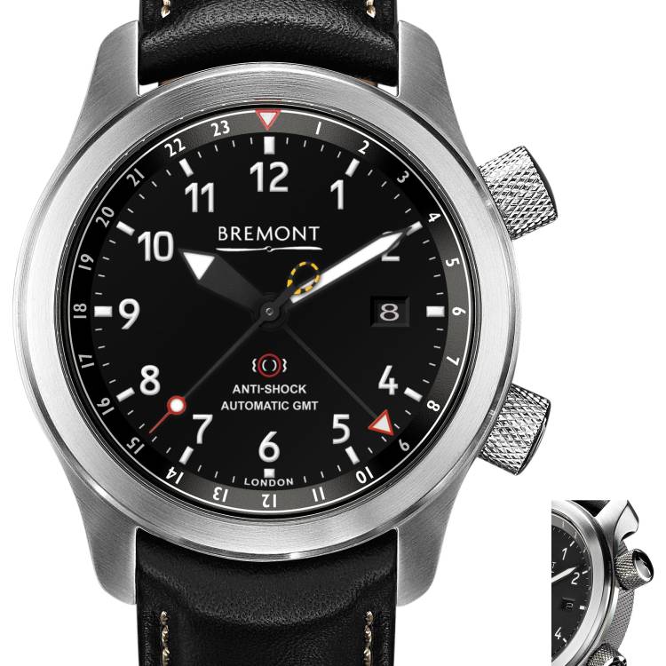 Bremont Watch Martin Baker MBIII GMT Anthracite - Black