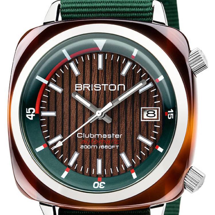 Briston Watch Clubmaster Diver Yachting - Brown