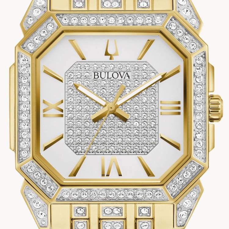 Bulova Watch Crystal Octava Mens - Silver