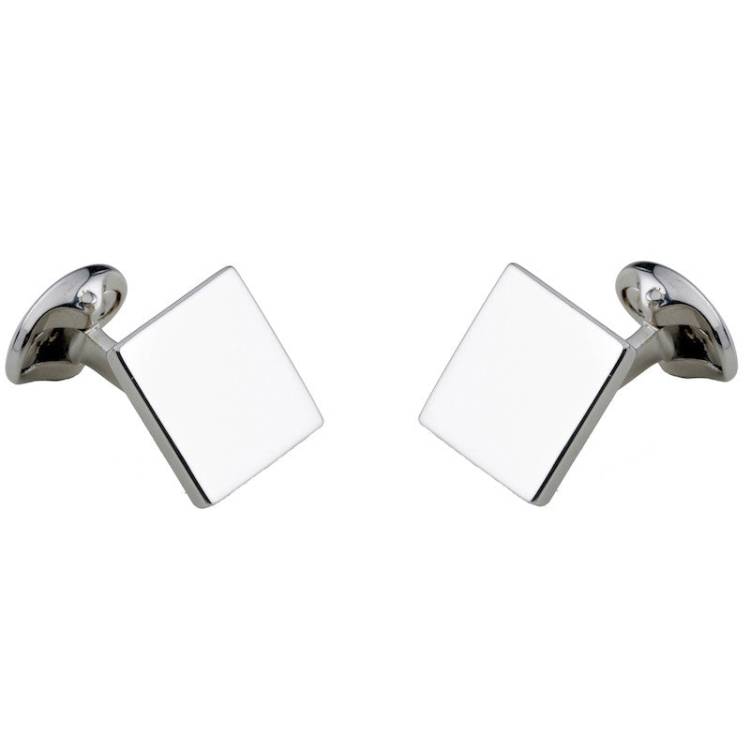 Deakin & Francis Cufflinks Plain Square - Silver