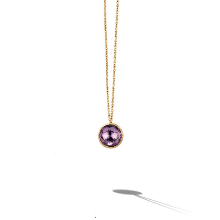 Marco Bicego Jaipur 18ct Yellow Gold Amethyst Necklace D - Option1 Value Yellow Gold